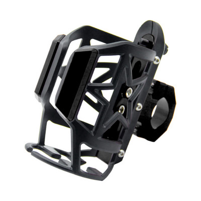 Universalus dviračių butelių virdulio stovo vairo stovas, atsparus drebėjimui, skirtas dviračio elektrinio paspirtuko motociklo gėrimų puodelio laikikliui