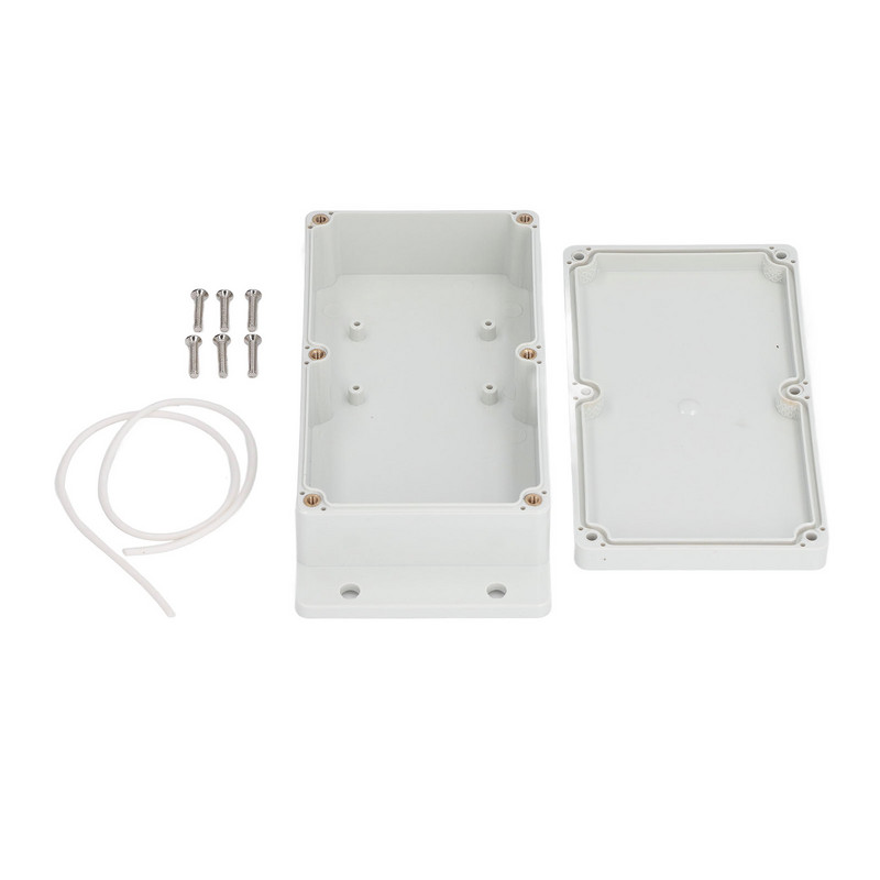 Csatlakozódoboz IP65 vízálló műanyag ház Elektronikus projektház 158x90x46mm F7-2 fix fülű tápegység