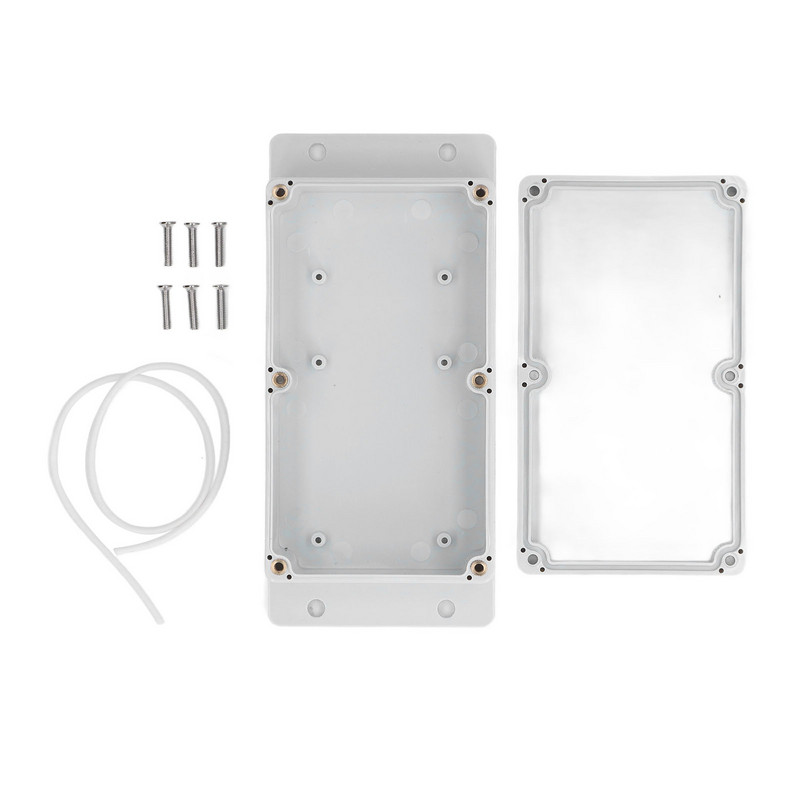 Csatlakozódoboz IP65 vízálló műanyag ház Elektronikus projektház 158x90x46mm F7-2 fix fülű tápegység