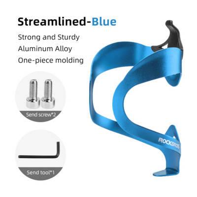 Rockbros službeni podesivi kavez za bocu za vodu Držač za bocu za MTB biciklizam od aluminijske legure Ultralaki stalak za montažu na upravljač