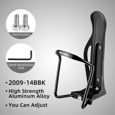 Rockbros službeni podesivi kavez za bocu za vodu Držač za bocu za MTB biciklizam od aluminijske legure Ultralaki stalak za montažu na upravljač