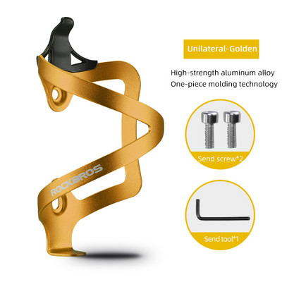 Rockbros službeni podesivi kavez za bocu za vodu Držač za bocu za MTB biciklizam od aluminijske legure Ultralaki stalak za montažu na upravljač