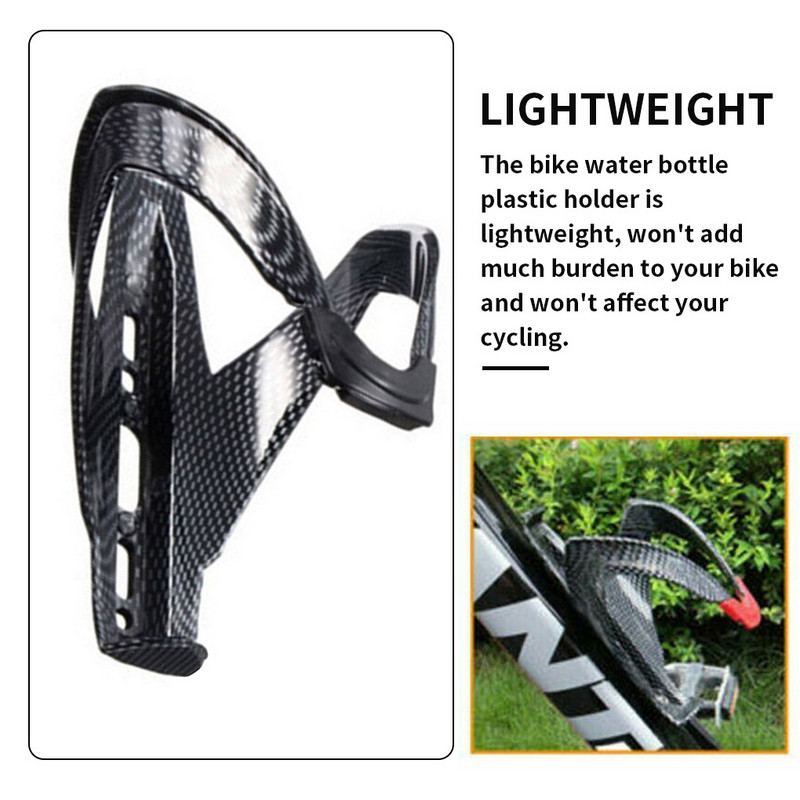 Vandens butelio laikiklis ant dviračio rėmo montuojamas vandens butelio laikiklis Plastikinis tvirtinimo laikiklis dviračio priedas raudonas