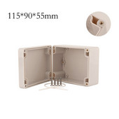 Plastikust veekindel ühenduskarp 115*90*55mm välisseirekaabli tihenduskarp valge väliskaabli ühenduskest