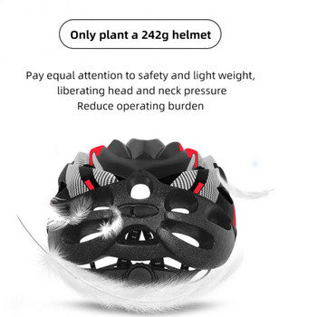 Κράνος υφής από ανθρακονήματα MTB για ενήλικες Εξοπλισμός ποδηλασίας βουνού Ποδήλατο Ασφάλεια Καπέλα καπέλων μοτοσικλέτας θηλυκό αρσενικό αφρός EPS