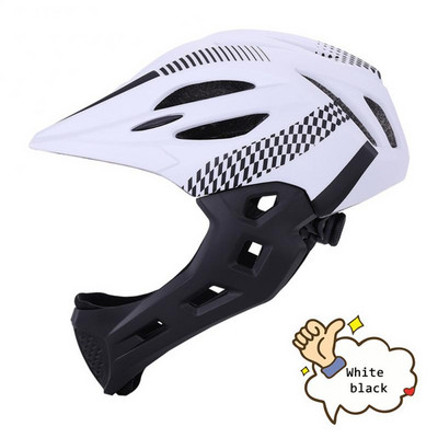 Bērnu pilna sejas ķivere Casco Mtb USB Light noņemams bērnu velosipēdistu drošības līdzsvarots velosipēda ķivere riteņbraukšanas aprīkojums 2023