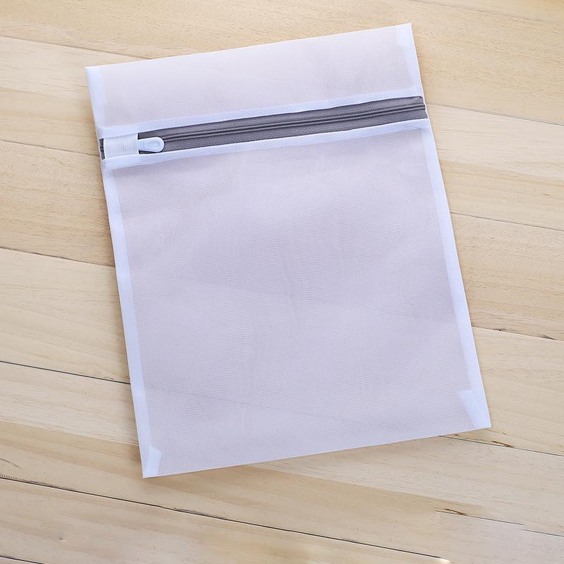 Sivi Mrežasti patentni zatvarač Vrećice za pranje Torba za kućansku perilicu rublja Za rublje Donje rublje Grudnjak Čarape Organizator za prljavu odjeću Košara za rublje