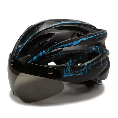 52-62 cm crna biciklistička kaciga s LED svjetlom Ultralaka prozračna biciklistička kaciga za vožnju brdskom cestom biciklističke kacige 4#