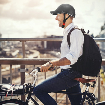 Κράνη με καπάκι μπέιζμπολ ποδηλάτου Motocross Ηλεκτρικό ποδήλατο ABS Δερμάτινο ποδηλατικό κράνος ασφαλείας με ρυθμιζόμενο ιμάντα για ενήλικες 2#