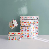 Utazó hordozható piszkos szennyes mosótáska Mosó fehérnemű Melltartó táskák Hálós poliészter mosótáska nagy ruha szervező mosótáska