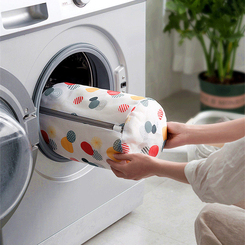 Utazó hordozható piszkos szennyes mosótáska Mosó fehérnemű Melltartó táskák Hálós poliészter mosótáska nagy ruha szervező mosótáska