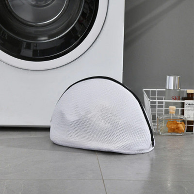 1 tk võrgust pesukott trenažööridele/jalatsite jaoks lukuga saapad pesumasinate jaoks Kuumade reisiriiete hoiukarbi organiseerimiskotid