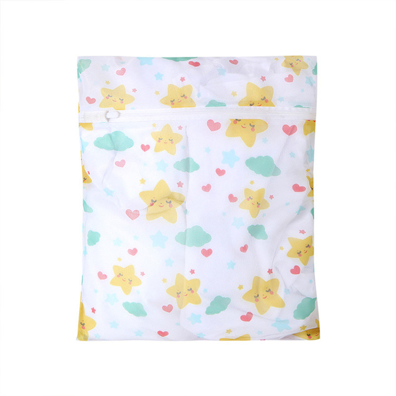 Stars Printing Kokkupandav pesukott Polüestervõrgust masinpesukotid Säilitusriietekott Aluspesu Korraldaja Määrdunud pesukott