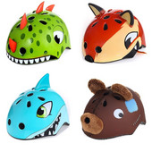Cască de bicicletă pentru copii, drăguț de desene animate, capac de siguranță reglabil, comodă, de înaltă densitate, pentru bicicletă, pentru schi Accesorii pentru bicicletă în aer liber
