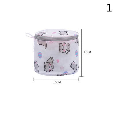 Чанта за пране за дрехи Бельо Защитено бельо Сутиен Чанта за пране Котешка шарка Чанта за пране с фина мрежа 4 размера