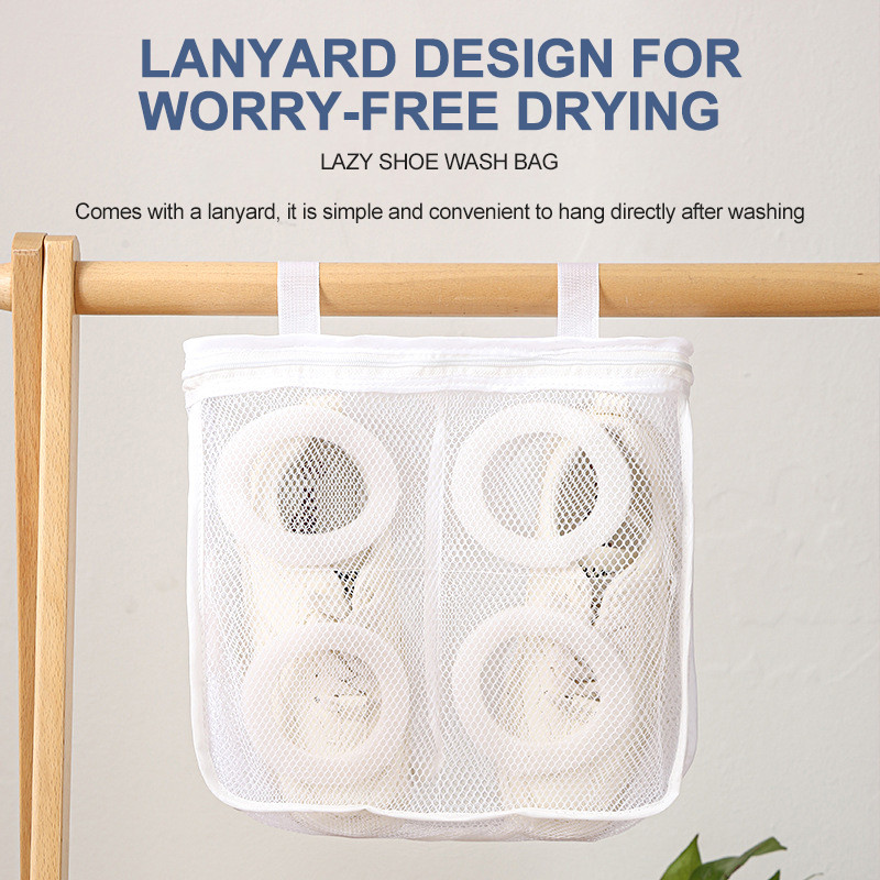 Skalbimo batų krepšys skalbimo mašinai Tinklinis skalbinių krepšys Antideformacinis apsauginis drabužis Organizatorius Kelioninių batų laikymo maišelis