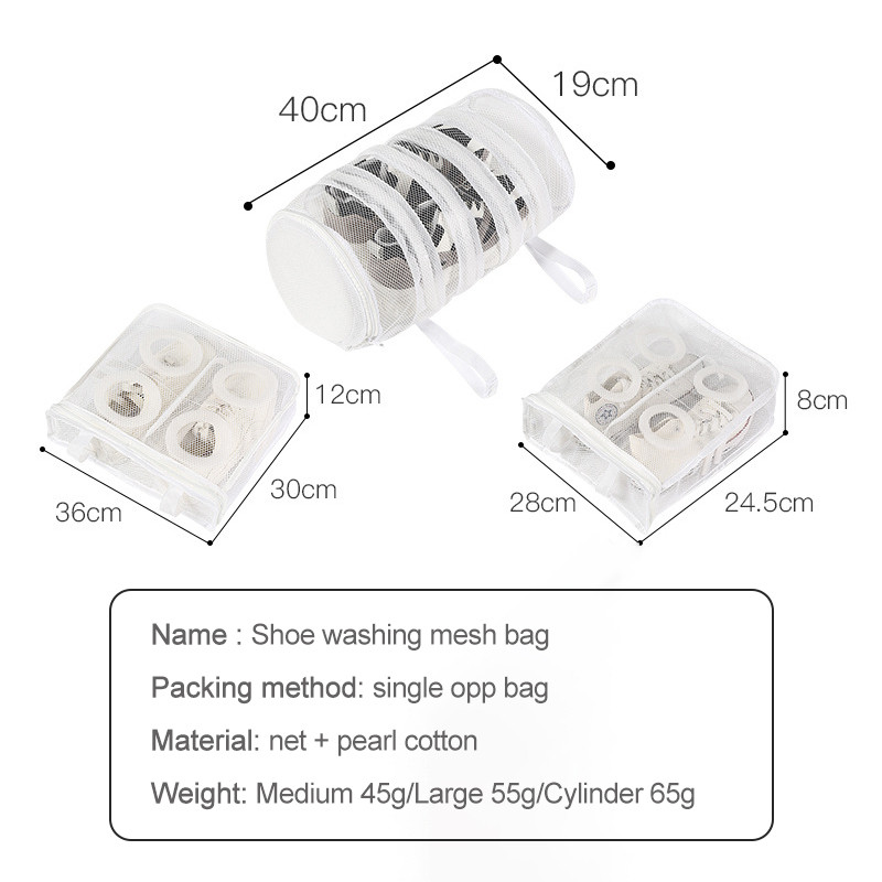 Skalbimo batų krepšys skalbimo mašinai Tinklinis skalbinių krepšys Antideformacinis apsauginis drabužis Organizatorius Kelioninių batų laikymo maišelis