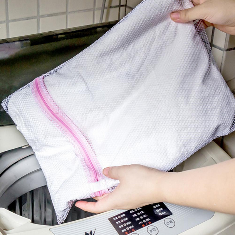 3 τεμάχια/Σετ τσάντα πλυσίματος εσωρούχων Πανί πλυντήριο ρούχων Διχτυωτό φερμουάρ Τσάντα ρούχων Τσάντα αποθήκευσης ρούχων
