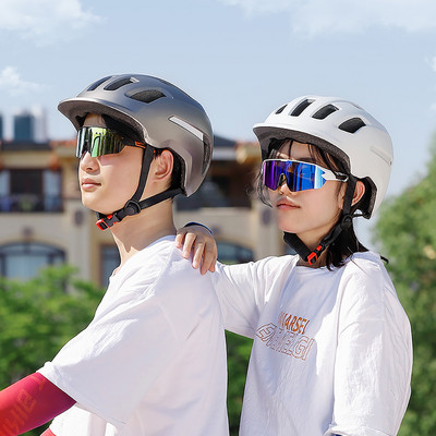 Защитна каска WEST BIKING Регулируема безопасна каска за каране Удароустойчива защитна екипировка за велосипед електрически скутер
