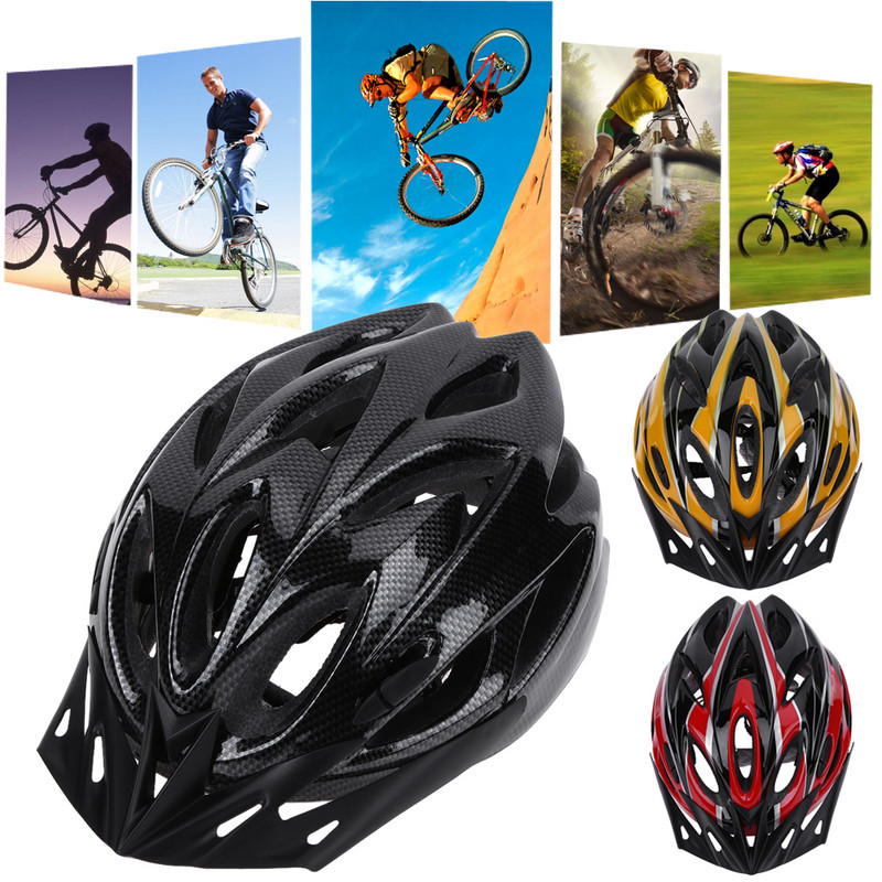 Унисекс PC+EPS ултралек 18 вентилационни отвори Велосипедна каска Екипировка за каране