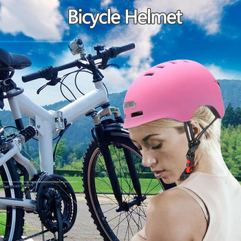 Κράνη ποδηλάτου με ελαφριά κράνη ποδηλάτου Επαναφορτιζόμενα εμπρός και πίσω LED ελαφριά καπέλα μπέιζμπολ Κράνη για ποδηλατικό ποδήλατο