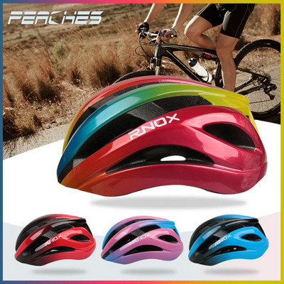RNOX Велосипедни каски Пътен планински велосипед Ултра лека каска за каране Интегрирана дишаща удобна предпазна каска 13 цвята