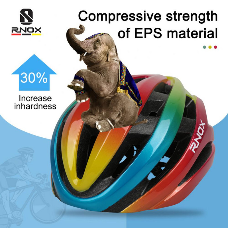 RNOX Bicycle Helmets Road Bike Mountain Bike Ultralight Ενσωματωμένο αναπνεύσιμο άνετο κράνος ασφαλείας 13 χρωμάτων