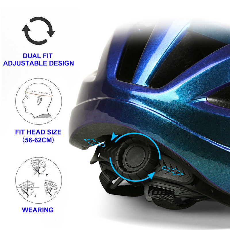 RNOX Bicycle Helmets Road Bike Mountain Bike Ultralight Ενσωματωμένο αναπνεύσιμο άνετο κράνος ασφαλείας 13 χρωμάτων
