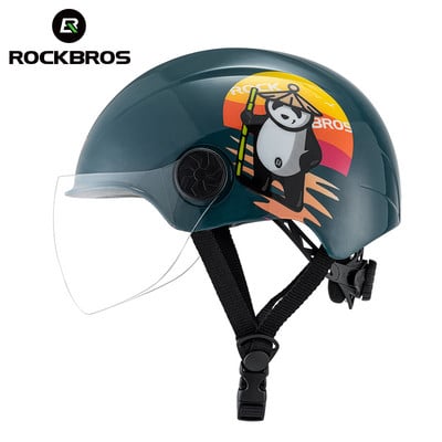 Rockbros 2023 Официален Kids Helemt PC EPS Half Ultralight Helemt MTB скутер Електрическо превозно средство Детски велосипед Детски шапки