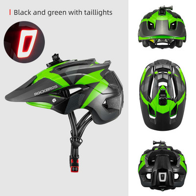 Rockbros 2023 ametlik rattakiiver esituli tagatuli rattakiiver Gopro hoidja kiivri ohutus MTB jalgrattasõidukiivrid