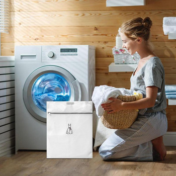 Мрежеста чанта за пране Чанта за перална машина с цип Съхранение при пътуване Организирайте чанта Чанти за пране на дрехи за риза Сутиен Палто Обувки