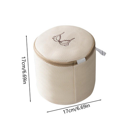 Hálós táska mosodai mosógéphez való táska cipzárral utazási tárolóval Szervezési táska Ruhamosó táskák ing melltartó kabát cipőkhöz