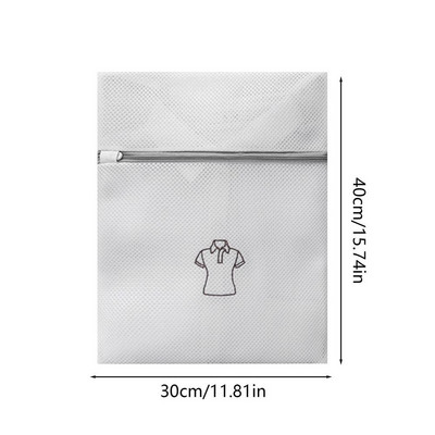 Hálós táska mosodai mosógéphez való táska cipzárral utazási tárolóval Szervezési táska Ruhamosó táskák ing melltartó kabát cipőkhöz