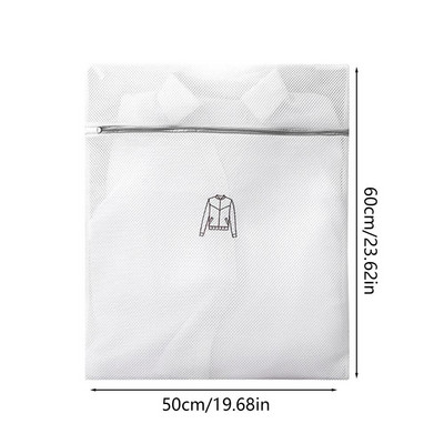 Hálós táska mosodai mosógéphez való táska cipzárral utazási tárolóval Szervezési táska Ruhamosó táskák ing melltartó kabát cipőkhöz