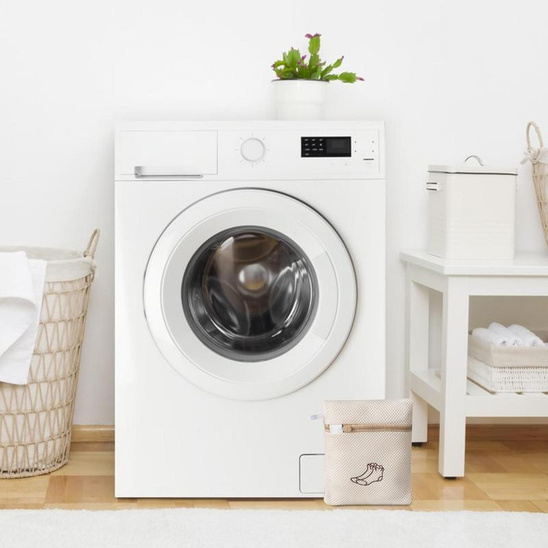 Hálós táska mosodai mosógéphez való táska cipzárral utazási tárolóval Szervezési táska Ruhamosó táskák ing melltartó kabát cipőkhöz