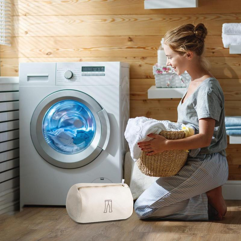 Hálós táska mosodai mosógéphez való táska cipzárral utazási tárolóval Szervezési táska Ruhamosó táskák ing melltartó kabát cipőkhöz