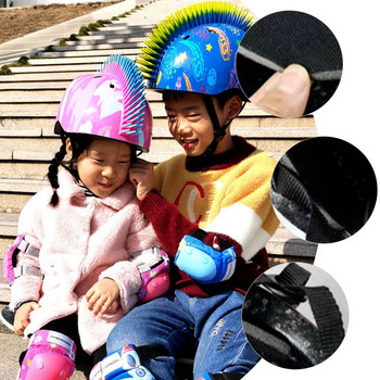 Скейтборд Защитна екипировка за каране на ролкови кънки Детски протектор за глава на велосипед Спортни принадлежности за сноуборд Детска предпазна шапка