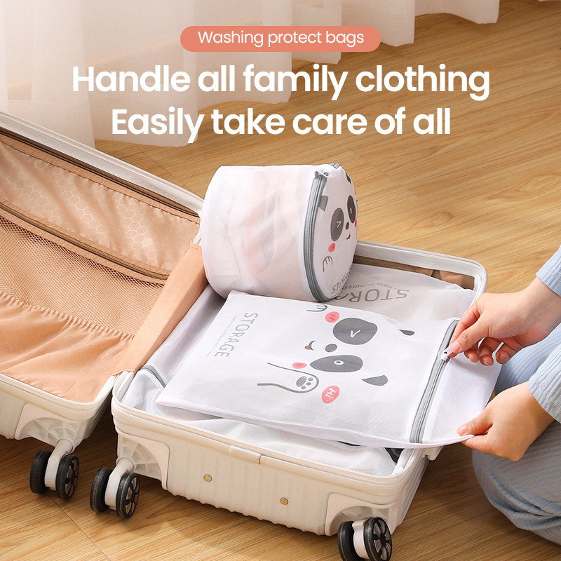 Tõmblukuga võrgust pesukott Polüesterpesu pesukotid Jämevõrgu pesukorv Pesukotid pesumasinatele Võrgust rinnahoidja kott