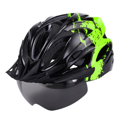 Rattakiiver Kerged jalgrattakiivrid koos LED-valgusega turvamütsidega täiskasvanutele