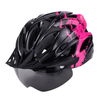 Rattakiiver Kerged jalgrattakiivrid koos LED-valgusega turvamütsidega täiskasvanutele