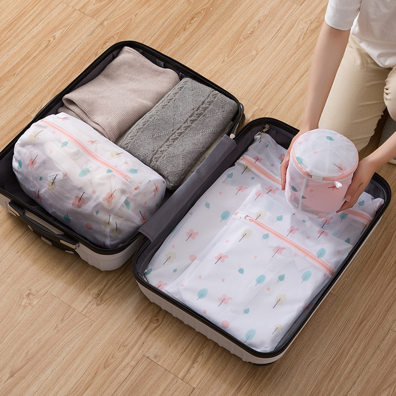 Pesukotid Hingavad peenest võrgust määrdunud riided Puhastusrinnahoidja Aluspesu Organisaator Trükitud pesukott pesumasinale Uus