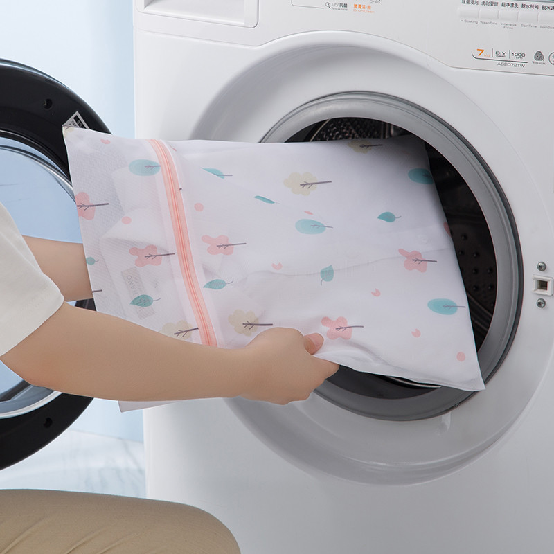 Pesukotid Hingavad peenest võrgust määrdunud riided Puhastusrinnahoidja Aluspesu Organisaator Trükitud pesukott pesumasinale Uus