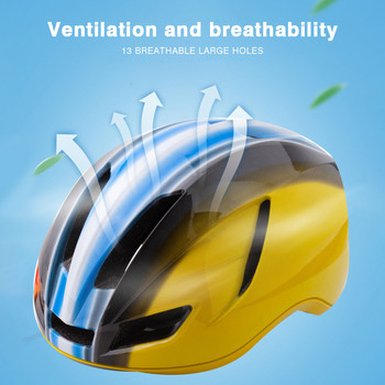 Защитна каска Лека безопасна каска за каране Дишаща с акумулаторна задна светлина за велосипед Спортен скутер
