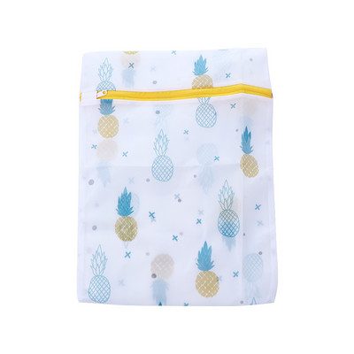 Creative Pineapple Printing με φερμουάρ Διχτυωτό τσάντα πλυντηρίου Πλυντήριο από πολυεστέρα Δίχτυ πλυσίματος κουτί για εσώρουχα κάλτσες ρούχα Σουτιέν