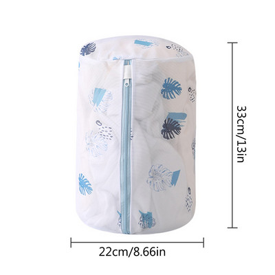 Crtani uzorak Izdržljive fine mrežaste vrećice za rublje Zatvarač Putna odjeća Torba za pranje donjeg rublja Velika, osjetljiva za perilicu rublja