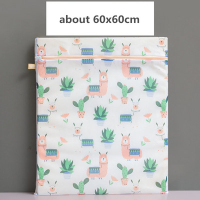 Rajzfilm Minták Ruhák Mosástáska Fehérnemű Zokni Ápolás Mosótáskák Deformációgátló Női Melltartó mosótasak Háló 2022 Új