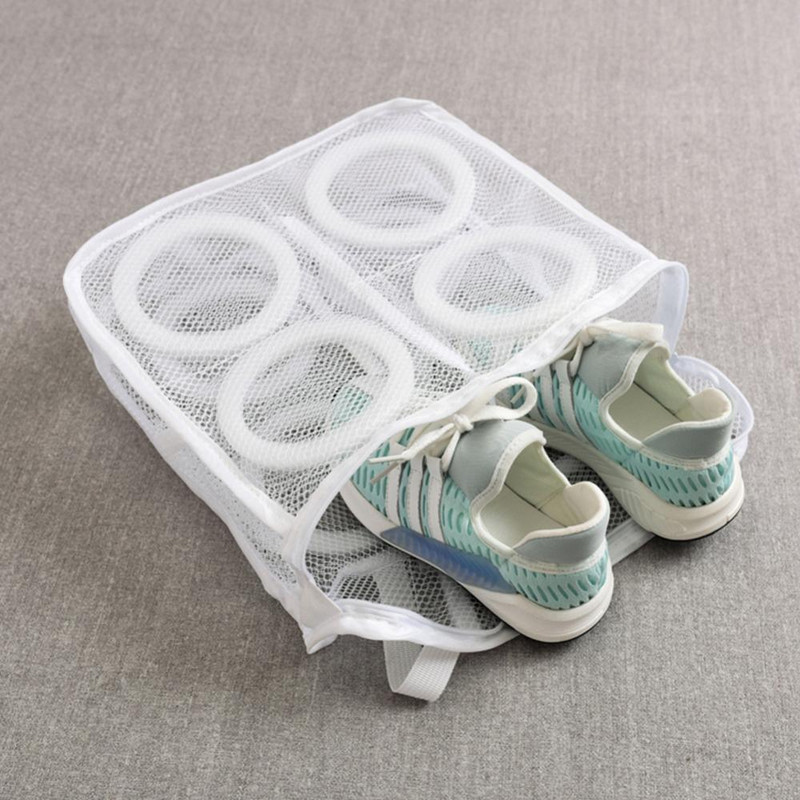 Mrežasta vreća za pranje rublja za kućnu obuću Zaštita od čišćenja Viseće perilice rublja
