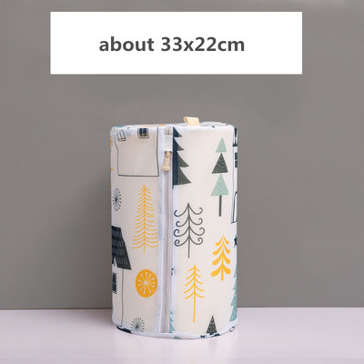 1 Η/Υ Μοτίβο εκτύπωσης κινουμένων σχεδίων για οικιακή τσάντα με δίχτυ πλυντηρίου ρούχων Μεγάλη αναδιπλούμενη τσάντα πλυσίματος με δίχτυ με φερμουάρ Προστατευτική τσάντα με δίχτυ πλυσίματος πλυντηρίου