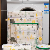 Green Forest Print Skalbinių Krepšiai Drabužiai Nuo įsipainiojimo Užtrauktukas Apsauginis Krepšys Kelionių Apdaila laikymo Krepšys Poliesterio tinklelis