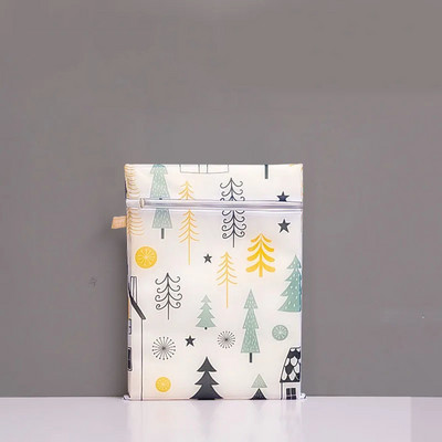 Green Forest Print Skalbinių Krepšiai Drabužiai Nuo įsipainiojimo Užtrauktukas Apsauginis Krepšys Kelionių Apdaila laikymo Krepšys Poliesterio tinklelis